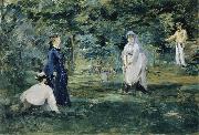 Edouard Manet A Game of Croquet oil painting